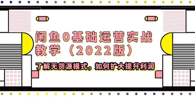 闲鱼0基础运营实战教学（2022版）了解无货源模式，如何扩大提升利润副业基地_极客搞钱_中创网_福缘网_冒泡网_资源整合平台副业基地
