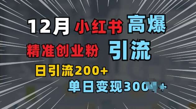 小红书一张图片“引爆”创业粉，单日+200+精准创业粉 可筛选付费意识创业粉【揭秘】副业基地_极客搞钱_中创网_福缘网_冒泡网_资源整合平台副业基地