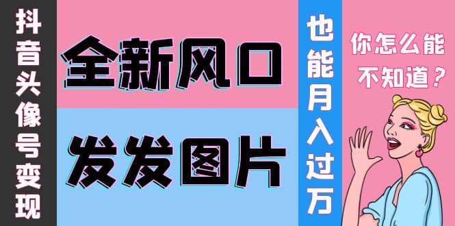 抖音头像号变现0基础教程副业基地_极客搞钱_中创网_福缘网_冒泡网_资源整合平台副业基地
