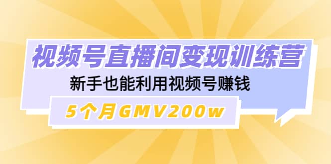 视频号直播间变现训练营副业基地_极客搞钱_中创网_福缘网_冒泡网_资源整合平台副业基地