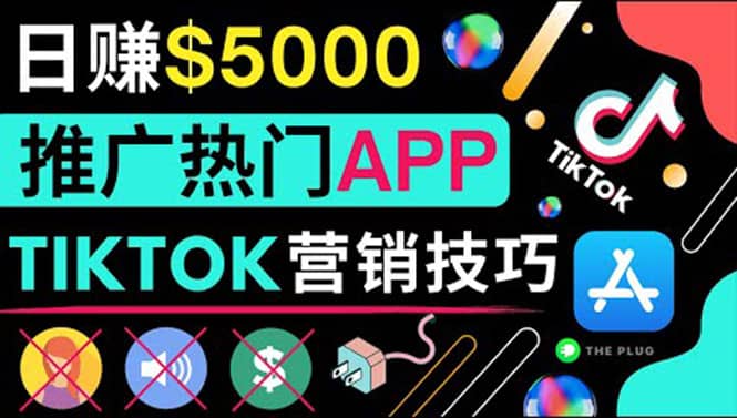 无需露脸，无需录音，无需投资，TIKTOK上传短视频，最高日入5000美元副业基地_极客搞钱_中创网_福缘网_冒泡网_资源整合平台副业基地