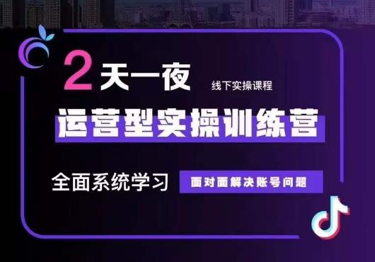 5月22-23线下课运营型实操训练营，全面系统学习，从底层逻辑到实操方法到千川投放副业基地_极客搞钱_中创网_福缘网_冒泡网_资源整合平台副业基地