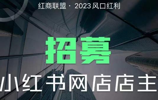 红商联盟·小红书无货源电商1.0，0粉丝无需囤货，小白也可以轻松上手的无货源项目副业基地_极客搞钱_中创网_福缘网_冒泡网_资源整合平台副业基地
