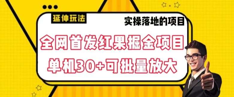 全网首发红果免费短剧掘金项目，单机30+可批量放大【揭秘】副业基地_极客搞钱_中创网_福缘网_冒泡网_资源整合平台副业基地