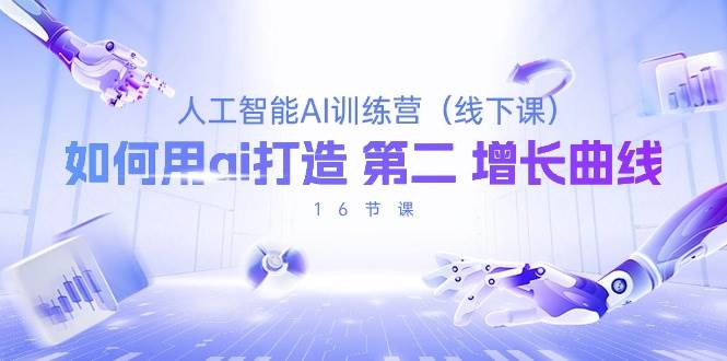 （10413期）人工智能AI训练营（线下课），如何用ai打造 第2增长曲线（16节课）副业基地_极客搞钱_中创网_福缘网_冒泡网_资源整合平台副业基地