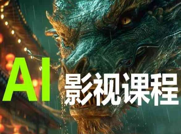 AI电影创作，AI影视创作全套完整课程副业基地_极客搞钱_中创网_福缘网_冒泡网_资源整合平台副业基地