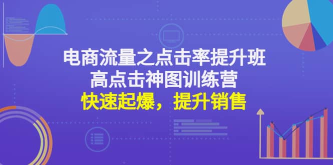 电商流量之点击率提升班+高点击神图训练营：快速起爆，提升销售副业基地_极客搞钱_中创网_福缘网_冒泡网_资源整合平台副业基地