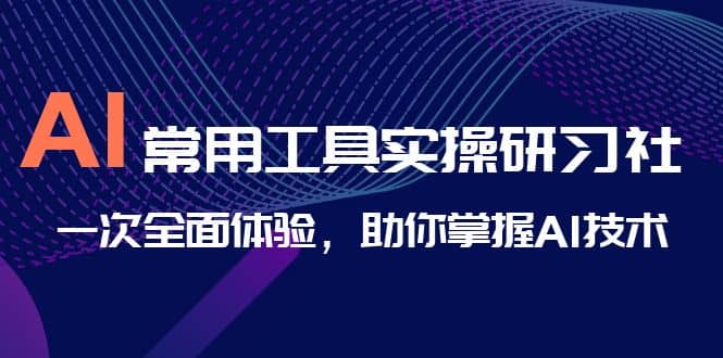 AI-常用工具实操研习社，一次全面体验，助你掌握AI技术副业基地_极客搞钱_中创网_福缘网_冒泡网_资源整合平台副业基地