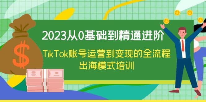 2023从0基础到精通进阶，TikTok账号运营到变现的全流程出海模式培训副业基地_极客搞钱_中创网_福缘网_冒泡网_资源整合平台副业基地