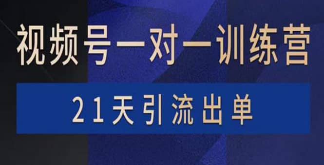 视频号训练营：带货，涨粉，直播，游戏，四大变现新方向，21天引流出单副业基地_极客搞钱_中创网_福缘网_冒泡网_资源整合平台副业基地