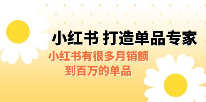 某公众号付费文章《小红书 打造单品专家》小红书有很多月销额到百万的单品副业基地_极客搞钱_中创网_福缘网_冒泡网_资源整合平台副业基地