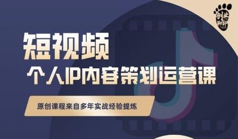 抖音短视频个人ip内容策划实操课，真正做到普通人也能实行落地副业基地_极客搞钱_中创网_福缘网_冒泡网_资源整合平台副业基地
