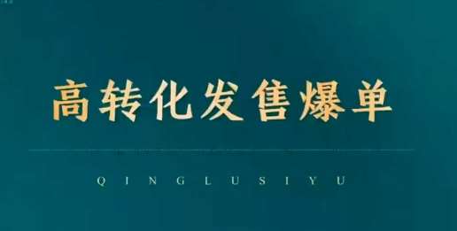高转化发售爆单，引爆私域成交，打破运营全链副业基地_极客搞钱_中创网_福缘网_冒泡网_资源整合平台副业基地