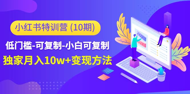 小红书特训营（第10期）低门槛-可复制-小白可复制副业基地_极客搞钱_中创网_福缘网_冒泡网_资源整合平台副业基地