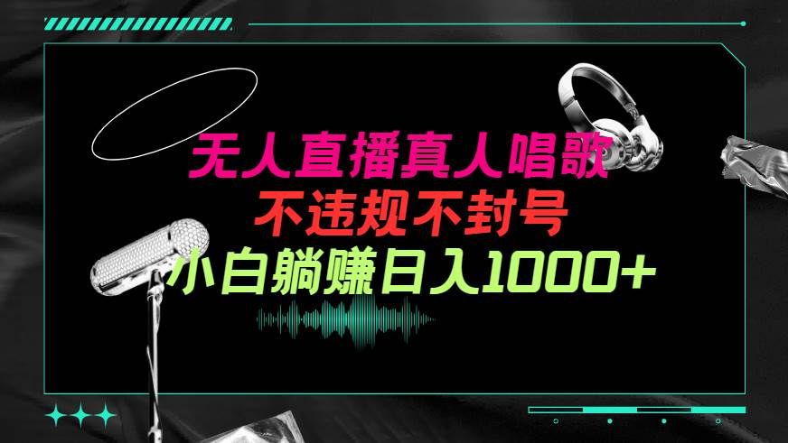 (9622期）抖音24小时无人直播音乐，不违规，不封号纯撸音浪，小白实操当天日入1000+副业基地_极客搞钱_中创网_福缘网_冒泡网_资源整合平台副业基地