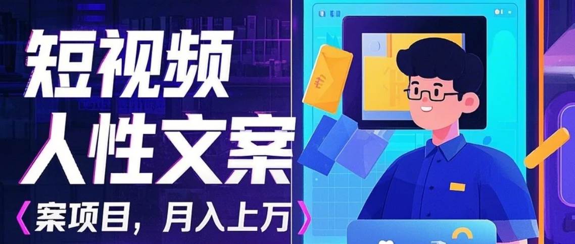 利用AI自动制作短视频人性文案项目：揭秘月入上万的精准流量变现秘籍副业基地_极客搞钱_中创网_福缘网_冒泡网_资源整合平台副业基地