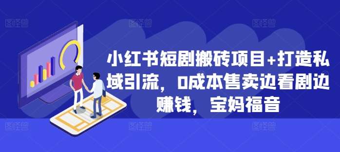 小红书短剧搬砖项目+打造私域引流，0成本售卖边看剧边赚钱，宝妈福音【揭秘】副业基地_极客搞钱_中创网_福缘网_冒泡网_资源整合平台副业基地