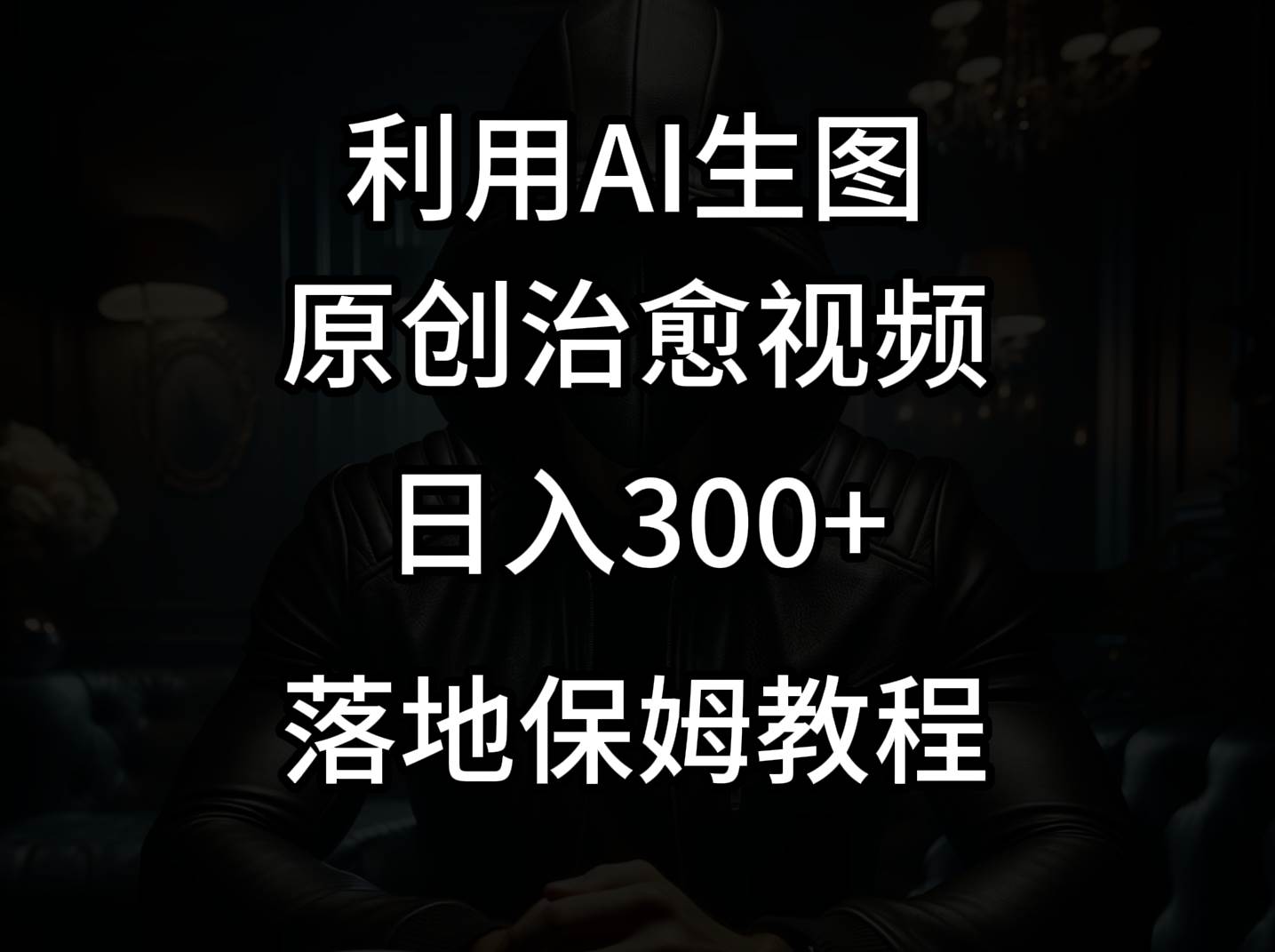 抖音最新爆款项目，治愈视频，仅靠一张图日入300+副业基地_极客搞钱_中创网_福缘网_冒泡网_资源整合平台副业基地