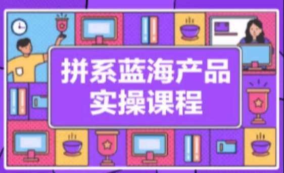 拼系冷门蓝海产品实操课程，从注册店铺到选品上架到流量维护环环相扣副业基地_极客搞钱_中创网_福缘网_冒泡网_资源整合平台副业基地