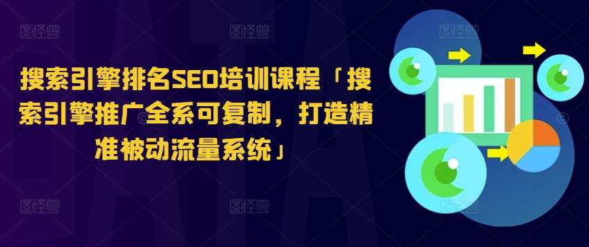 搜索引擎排名SEO培训课程「搜索引擎推广全系可复制，打造精准被动流量系统」副业基地_极客搞钱_中创网_福缘网_冒泡网_资源整合平台副业基地