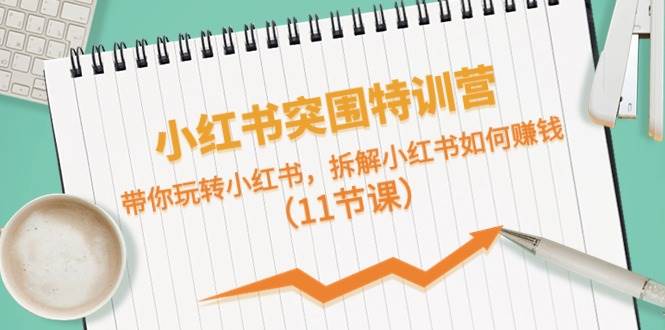 小红书突围特训营，拆解小红书如何赚钱，带你玩转小红书（11节课）副业基地_极客搞钱_中创网_福缘网_冒泡网_资源整合平台副业基地