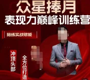 众星捧月表现力巅峰训练营，全方位打造，陪练实战赋能副业基地_极客搞钱_中创网_福缘网_冒泡网_资源整合平台副业基地