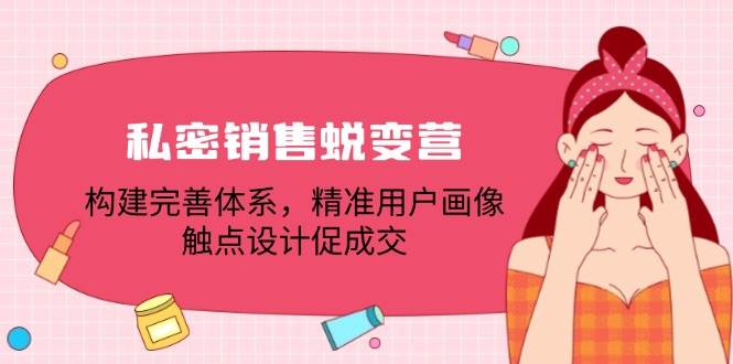 （12436期）私密销售蜕变营：构建完善体系，精准用户画像，触点设计促成交副业基地_极客搞钱_中创网_福缘网_冒泡网_资源整合平台副业基地