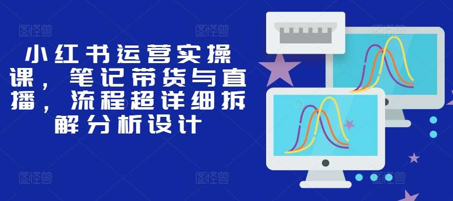 小红书运营实操课，笔记带货与直播，流程超详细拆解分析设计副业基地_极客搞钱_中创网_福缘网_冒泡网_资源整合平台副业基地