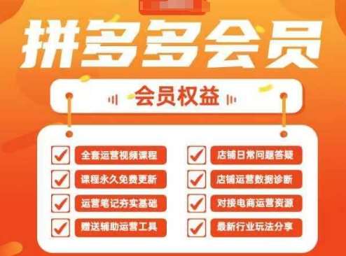 2025拼多多运营实战课，40节全流程教学，覆盖拼多多运营全链路副业基地_极客搞钱_中创网_福缘网_冒泡网_资源整合平台副业基地