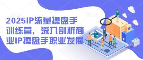 2025IP流量操盘手训练营，深入剖析商业IP操盘手职业发展副业基地_极客搞钱_中创网_福缘网_冒泡网_资源整合平台副业基地