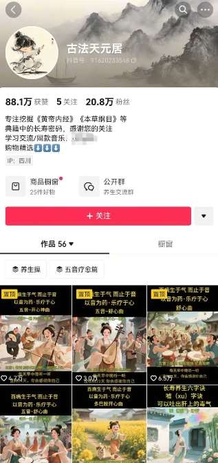 图片[2]副业基地_极客搞钱_中创网_福缘网_冒泡网_资源整合平台古法五音养生教程，五音疗愈的视频的制作方法，2-4小时就能学会，作者10天涨粉10W副业基地_极客搞钱_中创网_福缘网_冒泡网_资源整合平台副业基地