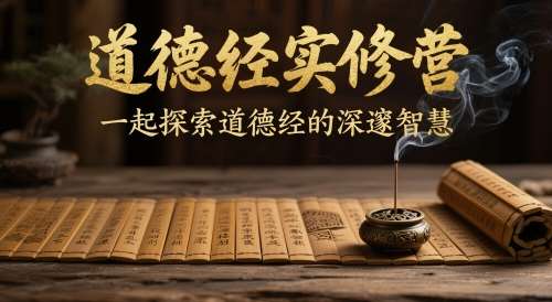 道德经实修营，一起探索道德经的深邃智慧副业基地_极客搞钱_中创网_福缘网_冒泡网_资源整合平台副业基地